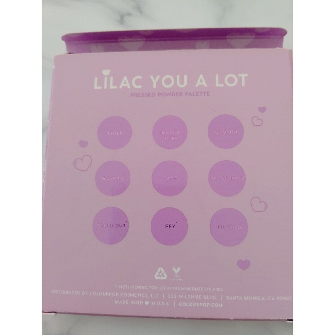 colourpop(カラーポップ)のカラーポップ アイシャドウパレット Lilac you a lot コスメ/美容のベースメイク/化粧品(アイシャドウ)の商品写真