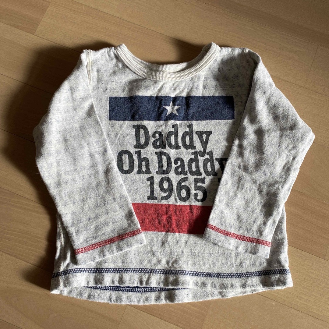 daddy oh daddy(ダディオーダディー)のキッズ服　長袖ロンT キッズ/ベビー/マタニティのキッズ服男の子用(90cm~)(Tシャツ/カットソー)の商品写真