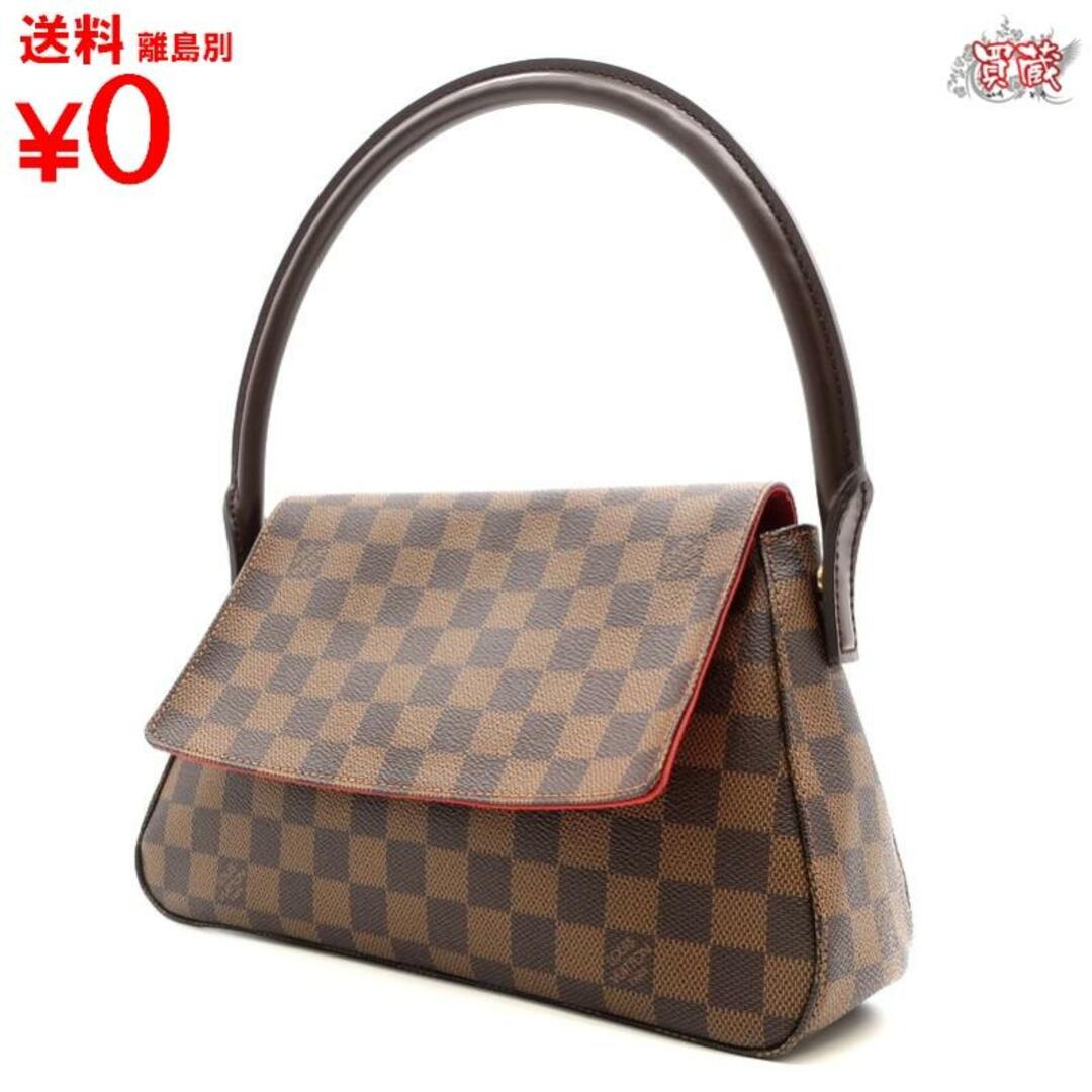 レディースLOUIS VUITTON ルイヴィトン  
ミニルーピング N51158　 
エベヌ ダミエ ハンドバッグ　
レディース 
【正規品】【美品】 
【買蔵】