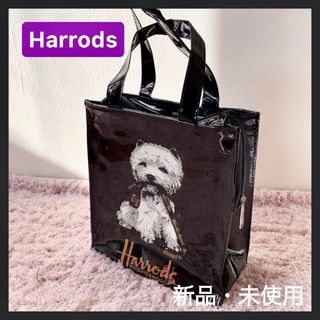 ハロッズ(Harrods)の【ラス１点❣️】Harrodsのハンドバッグ☆S 新品 ウェスティ柄 防水(トートバッグ)