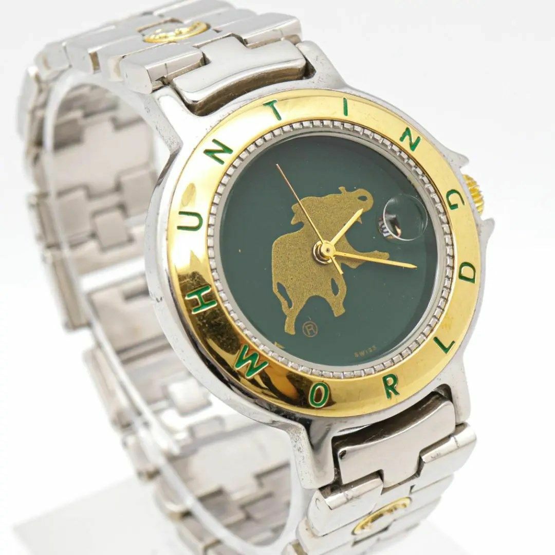 HUNTING WORLD - 《美品》ハンティングワールド 腕時計 グリーン ...