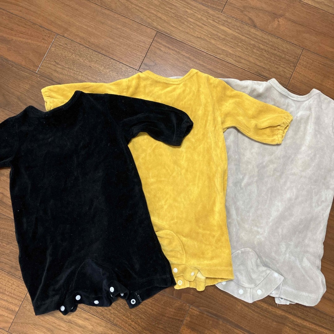 BABiESRUS(ベビーザラス)のロンパース　3着セット キッズ/ベビー/マタニティのベビー服(~85cm)(ロンパース)の商品写真
