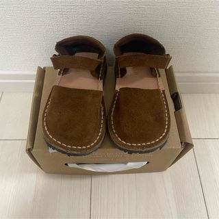 ザラキッズ(ZARA KIDS)のZARA レザーサンダル　21(サンダル)