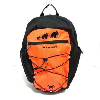 マムート(Mammut)のマムート リュックサック - 黒×オレンジ(リュック/バックパック)