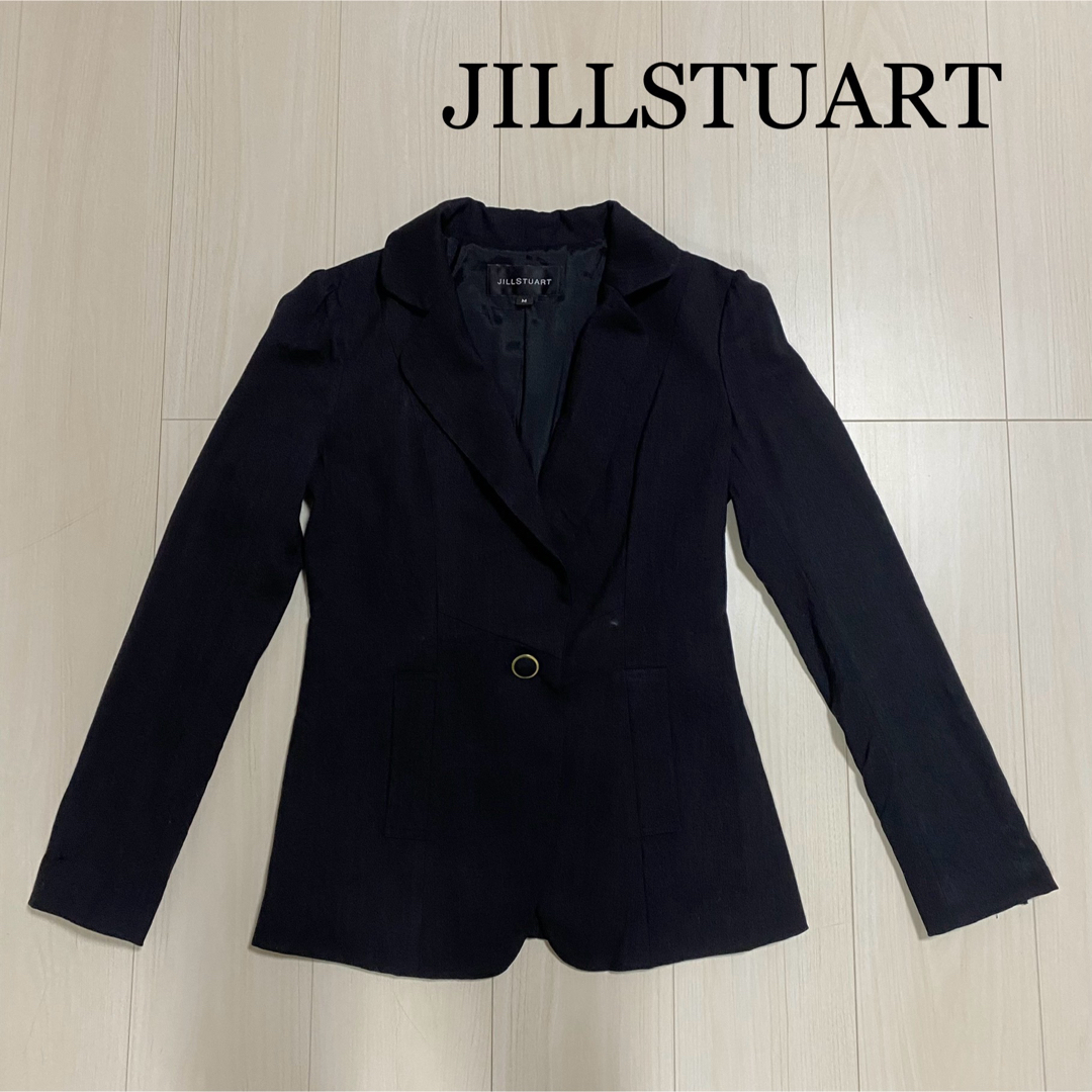 JILLSTUART(ジルスチュアート)のJILLSTUART 濃いめグレー　秋冬ジャケット　Mサイズ レディースのフォーマル/ドレス(スーツ)の商品写真