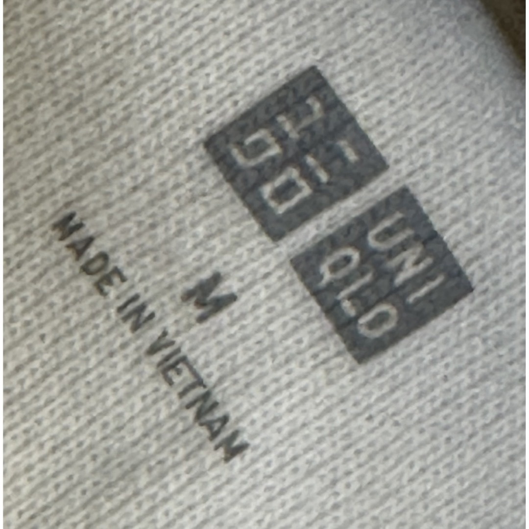UNIQLO(ユニクロ)のUNIQLO 裏パイル スウェット プルオーバー パーカー(M)ホワイト 白 メンズのトップス(パーカー)の商品写真