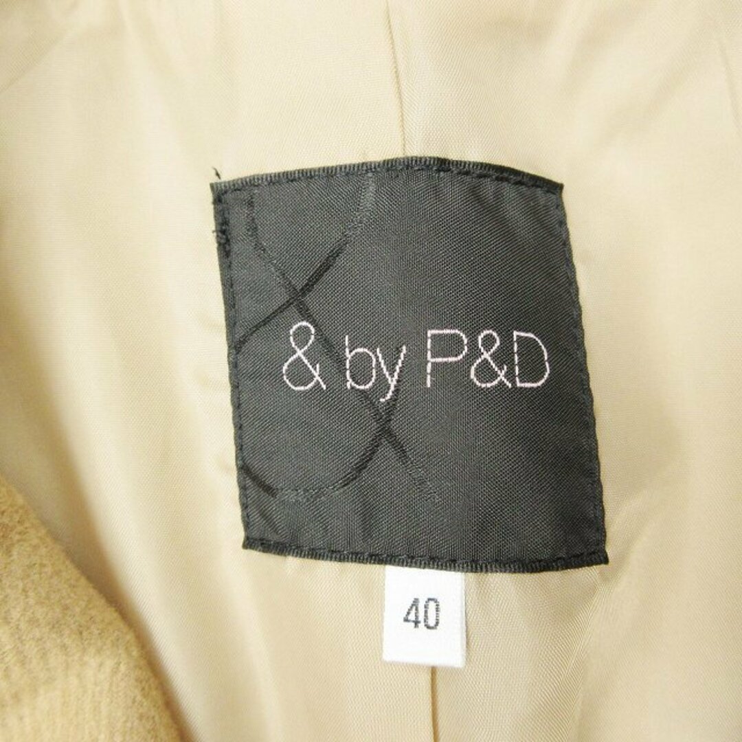 &byP&D(アンドバイピーアンドディー)の美品 アンドバイピー&ディー ピンキー&ダイアン ダブル ダブル コート 40 メンズのジャケット/アウター(その他)の商品写真