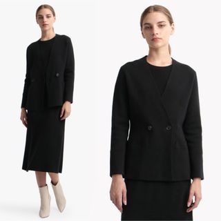 セオリーリュクス(Theory luxe)のおまとめ　theory luxe 22AW ニットジャケット 新品(ノーカラージャケット)