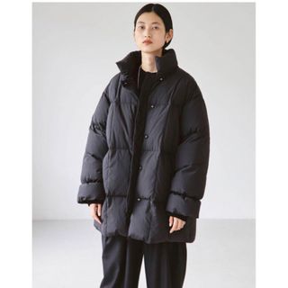 トゥデイフル(TODAYFUL)のStandcollar Down Jacket ブラック/36(ダウンジャケット)