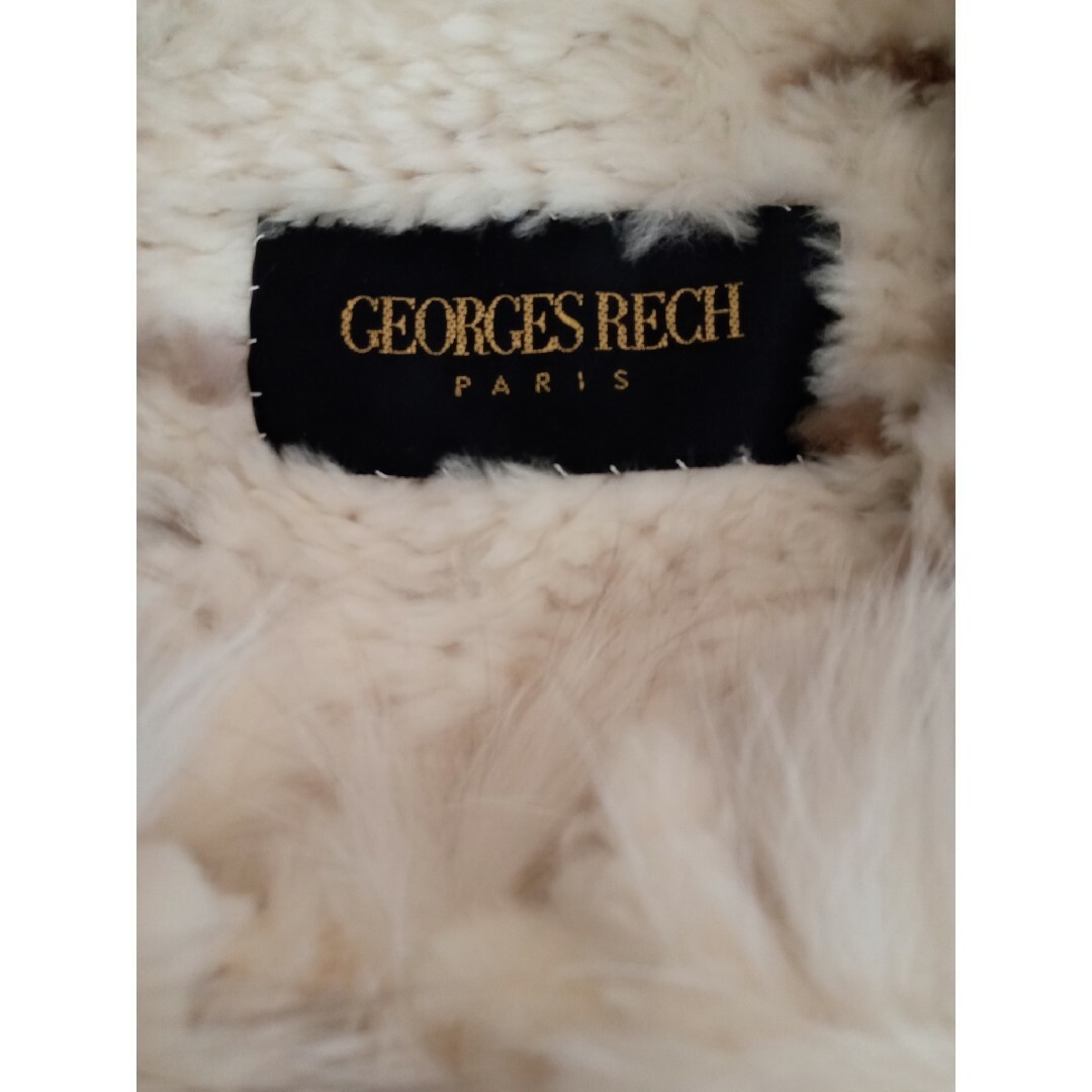 GEORGES RECH(ジョルジュレッシュ)のファージャケット　ヌートリア/フォックス　ニッティング レディースのジャケット/アウター(毛皮/ファーコート)の商品写真