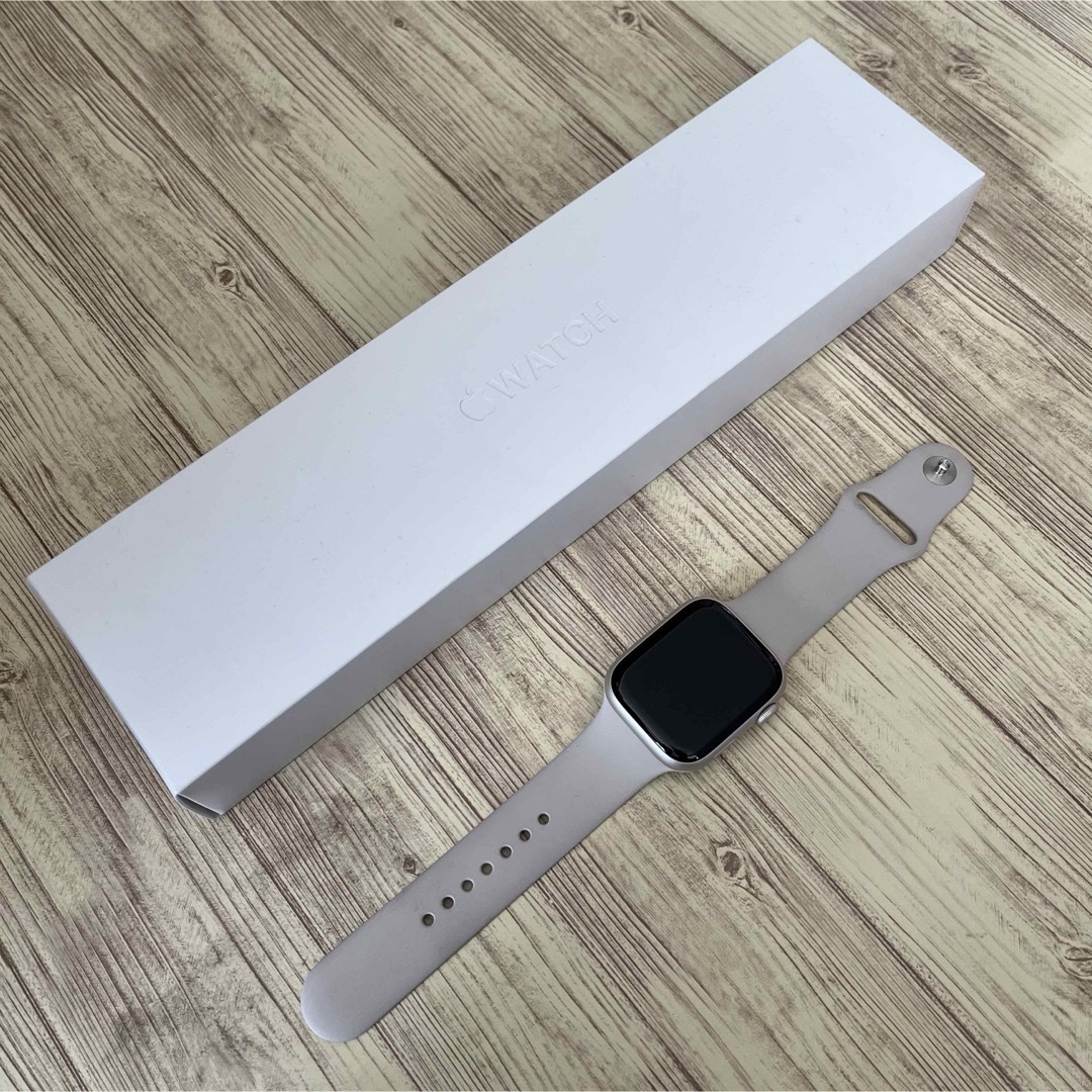 Apple Watch - Apple Watch 本体 series 7 45mm スターライトの通販 by