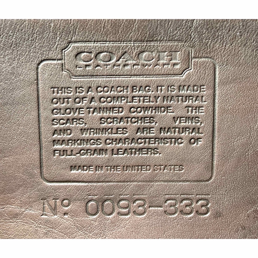 【美品】COACH オールドコーチ　ショルダーバッグ　ターンロック　333