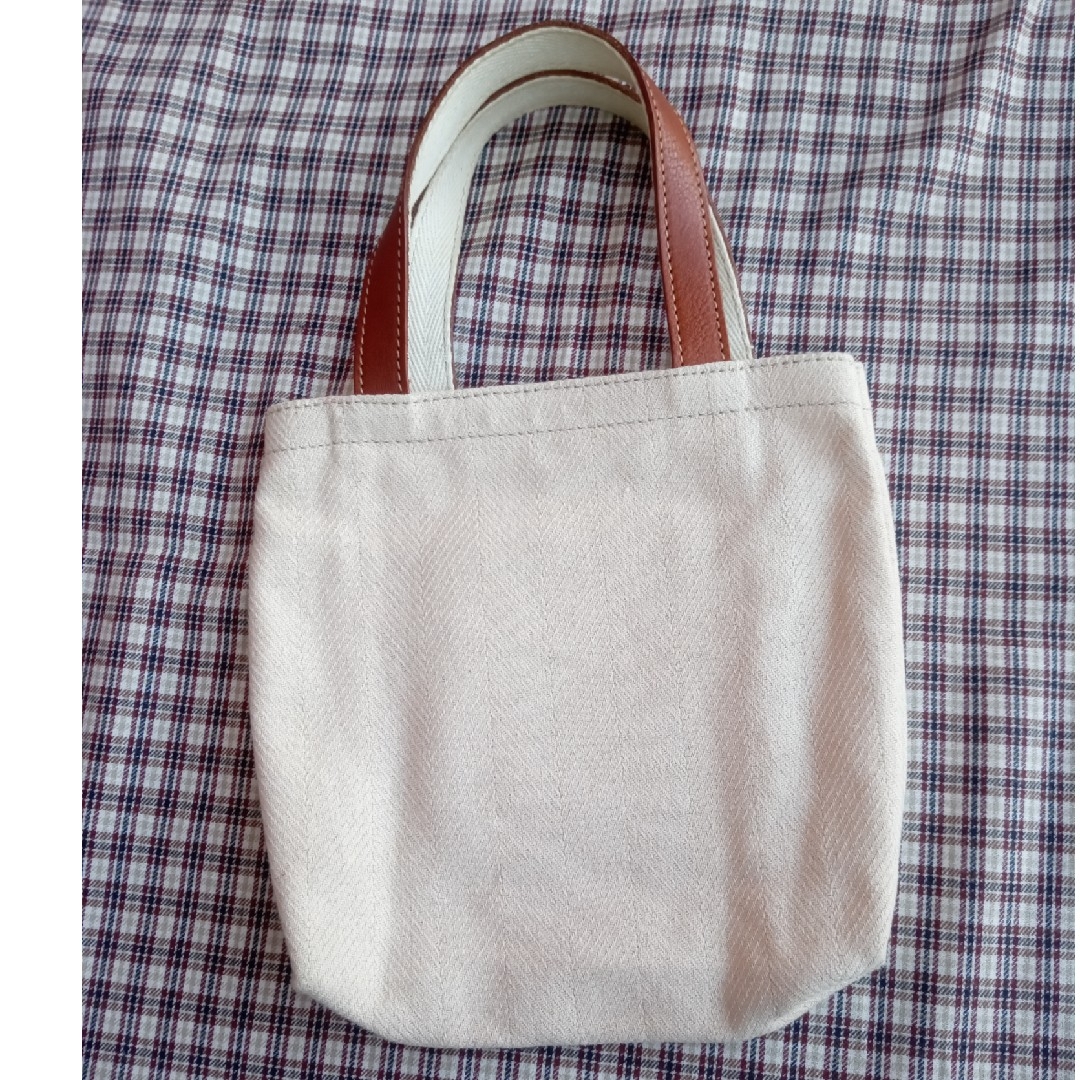 genten(ゲンテン)のgenten ｹﾞﾝﾃﾝ 工具ロゴ ミニトートバッグ レディースのバッグ(トートバッグ)の商品写真