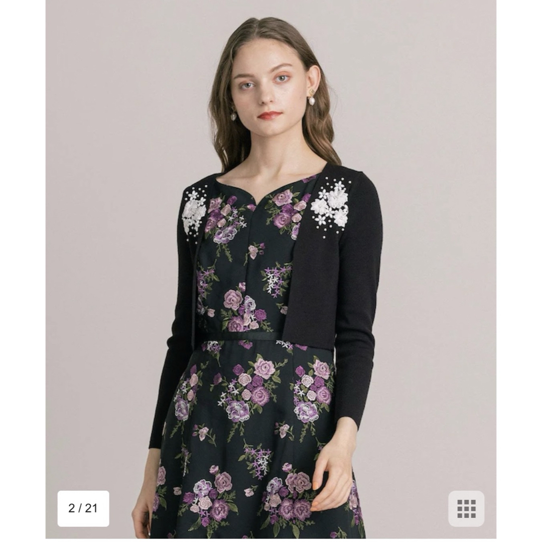 TOCCA(トッカ)のTOCCA トッカ 洗える! FLORAISON BOLERO ボレロ XS レディースのトップス(ボレロ)の商品写真