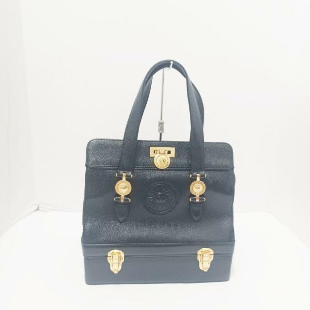 VERSACE - ヴェルサーチ バニティバッグ美品 レザーの通販 by ブラン