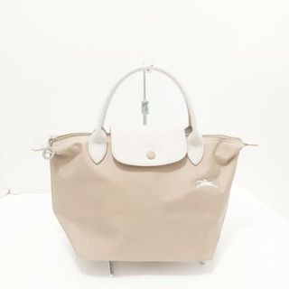 ロンシャン(LONGCHAMP)のロンシャン ハンドバッグ美品  ベージュ(ハンドバッグ)