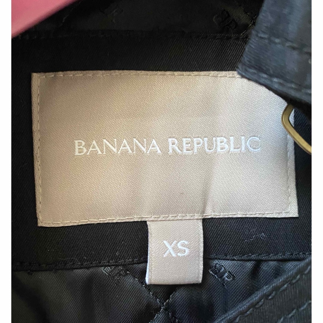 Banana Republic(バナナリパブリック)のトレンチコート　ブラック　バナナリパブリック レディースのジャケット/アウター(トレンチコート)の商品写真