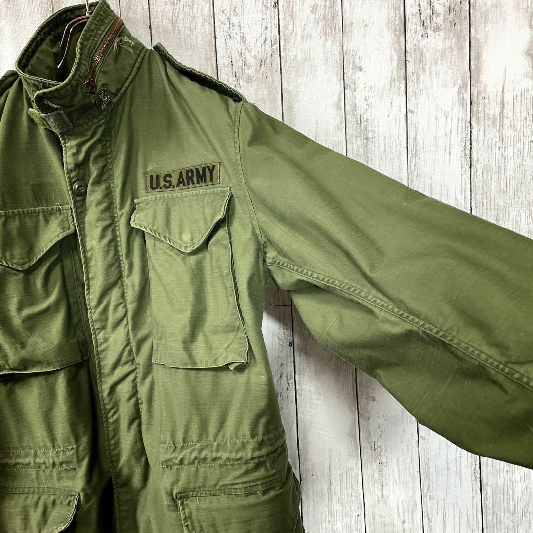 Ｍ65　サードモデル3RD　サイズＳ　70年代　緑グリーン　コート　メンズ古着 メンズのジャケット/アウター(ミリタリージャケット)の商品写真