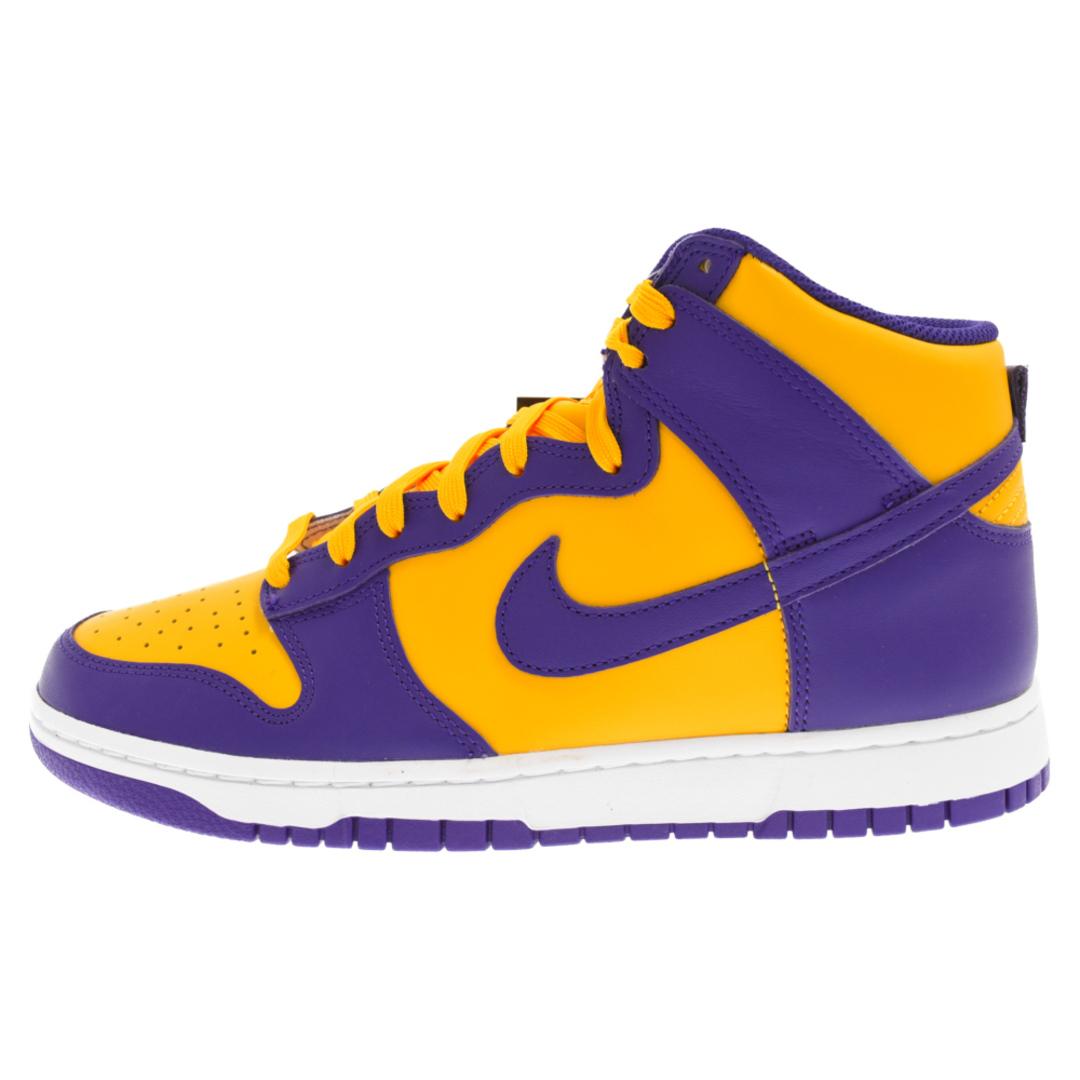 NIKE ナイキ DUNK HI RETRO ダンク ハイカットスニーカー パープル/イエロー US9.5 DD1399-500