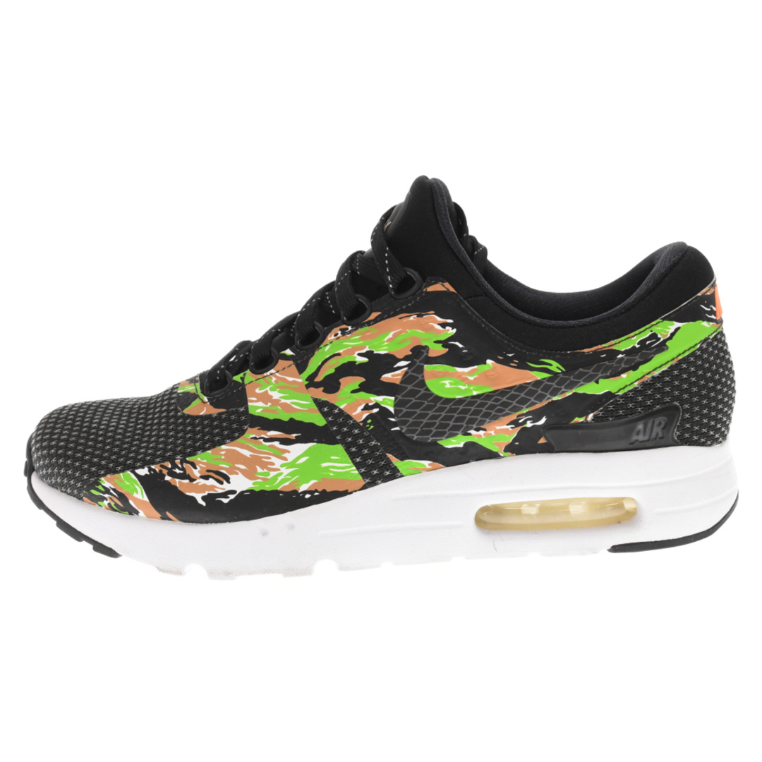 NIKE ナイキ ×ATMOS AIR MAX ZERO JP ID TIGER CAMO アトモス エア マックス ゼロ カモ柄ローカットスニーカー ブラック/グリーン US9 AH1809-008合成樹脂合成繊維底