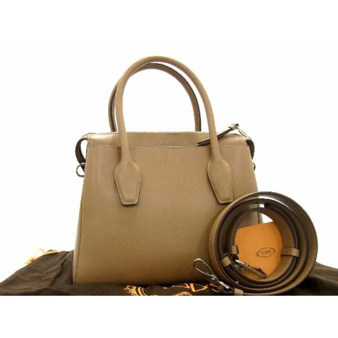 TOD'S - □極美品□ TODS トッズ レザー 2WAY ハンドバッグ トート