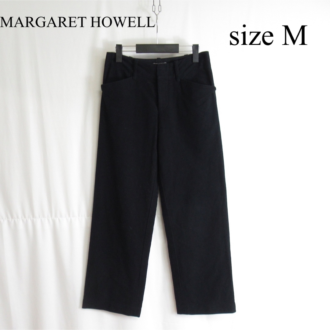 BMATERIALMARGARET HOWELL モールスキン ワイド スラックス パンツ 1