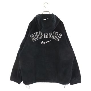 シュプリーム(Supreme)のSUPREME シュプリーム 21SS×NIKE Arc Corduroy Hooded Jacket DM1772-010 ナイキ アーチ コーデュロイジップジャケット ブラック(フライトジャケット)