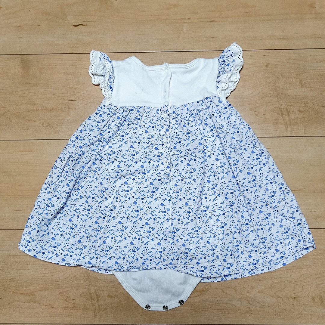 PETIT BATEAU(プチバトー)のプチバトー　ワンピース　ロンパース　ボディスーツ　サイズ75 サイズ80 キッズ/ベビー/マタニティのベビー服(~85cm)(ワンピース)の商品写真