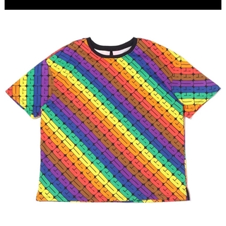 アグ(UGG)のUGG レインボーTシャツ　海外限定　新品　ユニセックス　Lサイズ(Tシャツ/カットソー(半袖/袖なし))