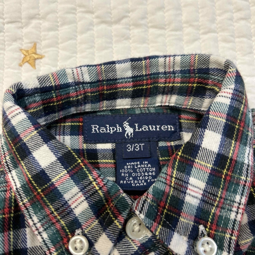 Ralph Lauren(ラルフローレン)のラルフローレン　シャツ3/3T キッズ/ベビー/マタニティのキッズ服男の子用(90cm~)(ブラウス)の商品写真