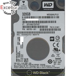 ウェスタンデジタル(Western Digital)のWestern Digital製HDD　WD3200LPLX　320GB 7mm(PC周辺機器)