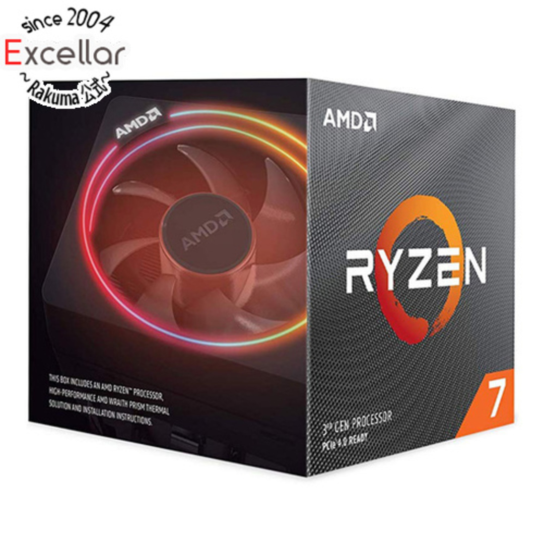 仕様【新品訳あり(箱きず・やぶれ)】 AMD　Ryzen 7 3700X 100-000000071　3.6GHz SocketAM4