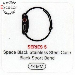 アップル(Apple)のApple Watch Series 5 GPS+Cellularモデル 44mm MWWK2J/A　スペースブラックステンレススチールケース/ブラックスポーツバンド(腕時計(デジタル))