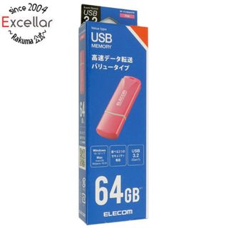 エレコム(ELECOM)のELECOM　キャップ式USB3.2 Gen1メモリ MF-HTU3B064GPN　64GB ピンク(PC周辺機器)