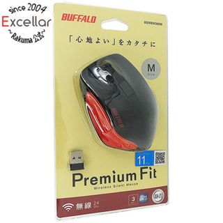 バッファロー(Buffalo)のBUFFALO　BlueLEDマウス　BSMBW300MRD　レッド(PC周辺機器)