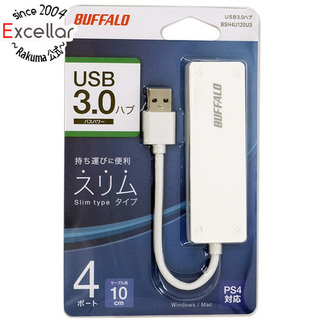 バッファロー(Buffalo)のBUFFALO　USB3.0ハブ 4ポート　BSH4U120U3WH　ホワイト(PC周辺機器)