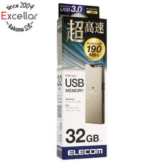 エレコム(ELECOM)のELECOM　USB3.2(Gen1)対応USBメモリ　MF-DAU3032GGD　32GB ゴールド(PC周辺機器)