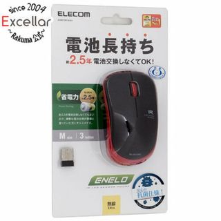 エレコム(ELECOM)のELECOM製　ワイヤレス3ボタンIR LEDマウス M-IR07DRKRD　レッド(PC周辺機器)