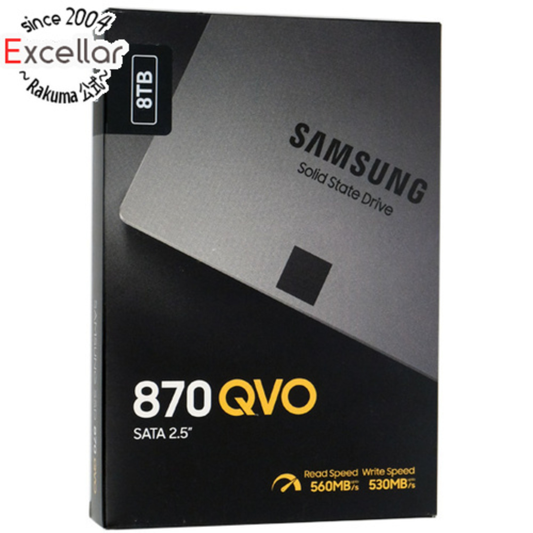 SAMSUNG(サムスン)のSAMSUNG　2.5インチ SSD　870 QVO MZ-77Q8T0B/IT　8TB スマホ/家電/カメラのPC/タブレット(PC周辺機器)の商品写真