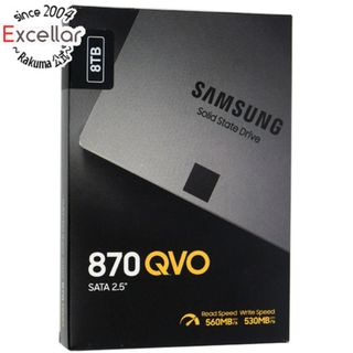 サムスン(SAMSUNG)のSAMSUNG　2.5インチ SSD　870 QVO MZ-77Q8T0B/IT　8TB(PC周辺機器)