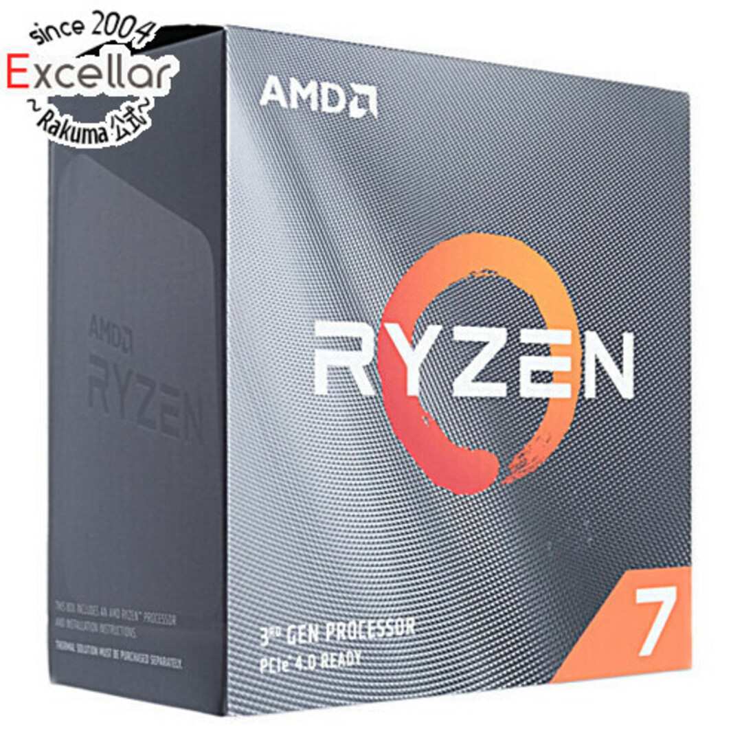 仕様【新品訳あり(箱きず・やぶれ)】 AMD　Ryzen 7 3800XT 100-100000279　3.9GHz SocketAM4