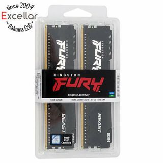 キングストン(Kingston)のKingston製　KF432C16BBK2/64　DDR4 PC4-25600 32GB 2枚組(PCパーツ)