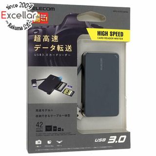 エレコム(ELECOM)のELECOM　カードリーダー　MR3-K303BK　USB 42in1 ブラック(PC周辺機器)