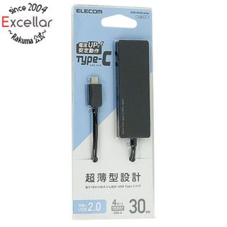 エレコム(ELECOM)のELECOM製　USB Type-C接続4ポートUSB2.0ハブ　U2HC-A430BBK　ブラック(PC周辺機器)