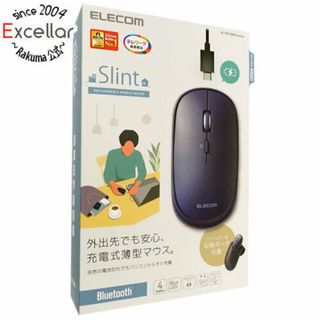 エレコム(ELECOM)のELECOM　充電式 Bluetooth4.2薄型マウス Slint4ボタン　M-TM15BBBU　ブルー(PC周辺機器)