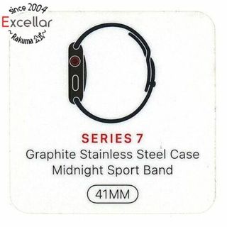 アップル(Apple)のApple Watch Series 7 GPS+Cellularモデル 41mm MNC23J/A　グラファイトステンレススチールケース/ミッドナイトスポーツバンド(腕時計(デジタル))