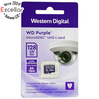 ウェスタンデジタル(Western Digital)のWESTERN DIGITAL　microSDXCメモリーカード　WDD128G1P0C　128GB(PC周辺機器)