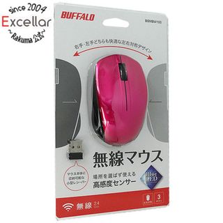 バッファロー(Buffalo)のBUFFALO　BlueLEDワイヤレスマウス　BSMBW100PK　ピンク(PC周辺機器)