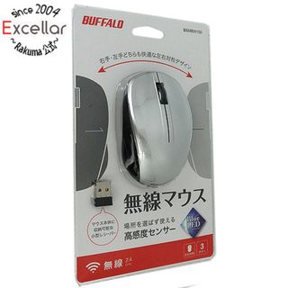 バッファロー(Buffalo)のBUFFALO　BlueLEDワイヤレスマウス　BSMBW100SV　シルバー(PC周辺機器)