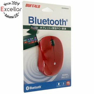 バッファロー(Buffalo)のBUFFALO　Bluetooth内蔵 IR LED光学式 3ボタンマウス BSMRB050RD　レッド(PC周辺機器)